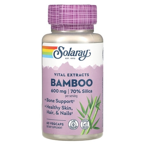 Solaray Vital Extracts Bamboo 60 Vegcaps 300 Mg Per Vegcap product image
