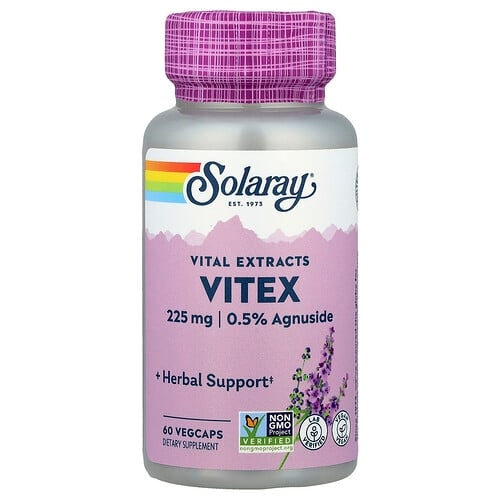 Solaray Vital Extracts Vitex 60 Vegcaps product image