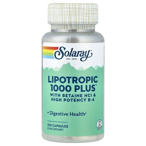 Solaray Lipotropic 1000 Plus 100 Capsules product image