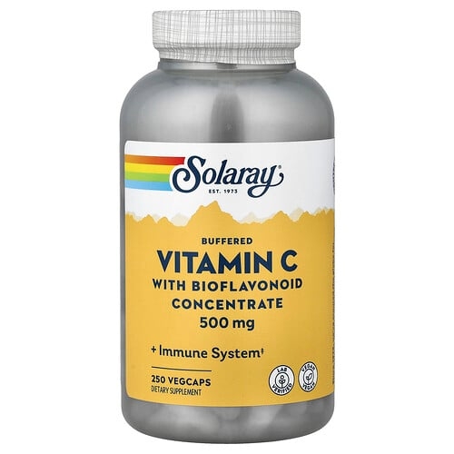 Solaray Buffered Vitamin C With Bioflavonoid Concentrate 250 Vegcaps product image