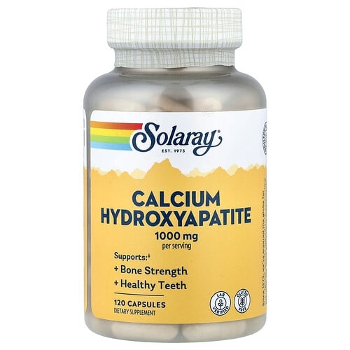 Solaray Calcium Hydroxyapatite 120 Capsules 250 Mg Per Capsule product image
