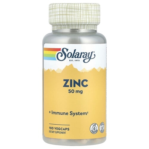 Solaray Zinc 50 Mg 100 Vegcaps product image