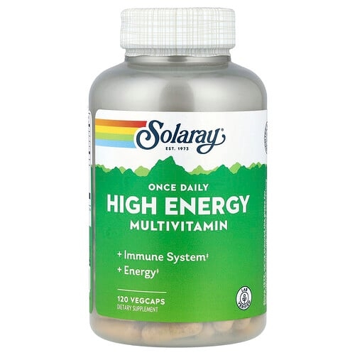 Solaray Once Daily High Energy Multivitamin 120 Vegcaps product image