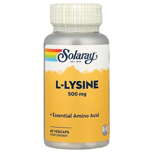 Solaray L Lysine 500 Mg 60 Vegcaps product image