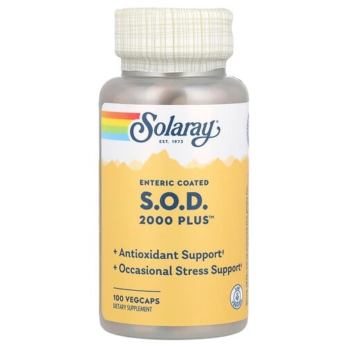 Solaray Enteric Coated S O D 2000 Plus 100 Vegcaps product image
