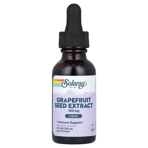 Solaray Grapefruit Seed Extract Liquid 100 Mg 1 Fl Oz 30 Ml product image