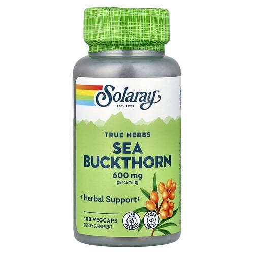 Solaray Sea Buckthorn 100 Vegcaps 300 Mg Per Capsule product image