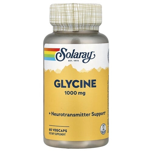 Solaray Glycine 1 000 Mg 60 Vegcaps product image