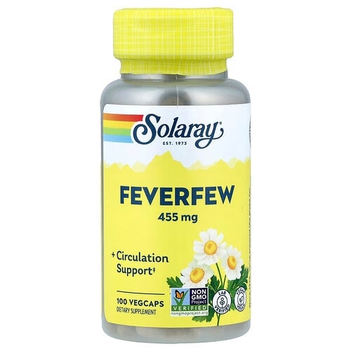 Solaray Feverfew 455 Mg 100 Vegcaps product image