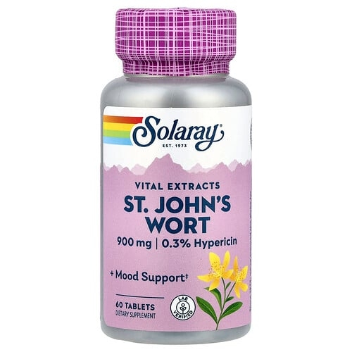 Solaray Vital Extracts St John S Wort 900 Mg 60 Tablets product image