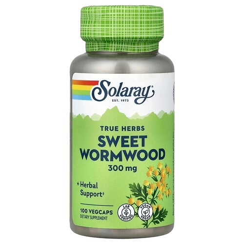 Solaray True Herbs Sweet Wormwood 300 Mg 100 Vegcaps product image
