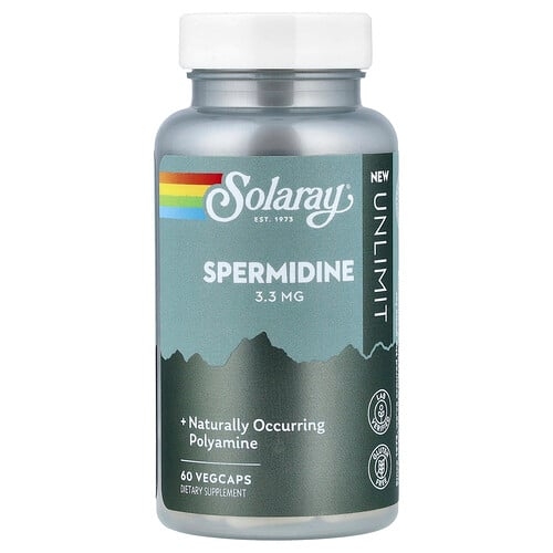 Solaray Unlimit Spermidine 3 3 Mg 60 Vegcaps product image