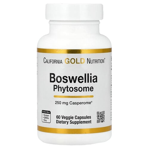 California Gold Nutrition Boswellia Serrata Phytosome With Sunflower Lecithin 250 Mg 60 Veggie Capsules product image