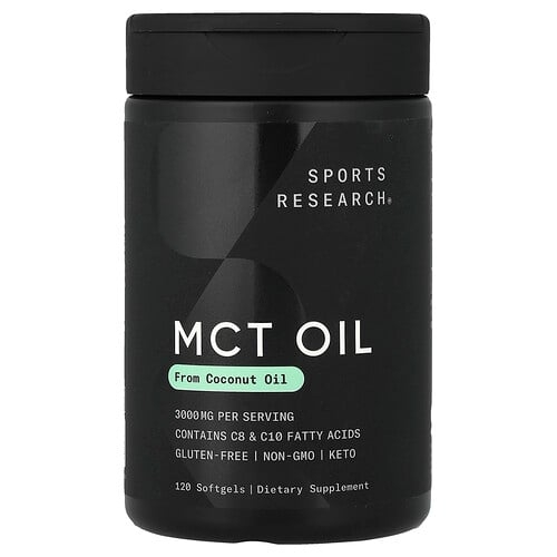 Sports Research Mct Oil 120 Softgels 1 000 Mg Per Softgel product image
