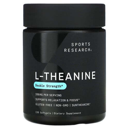 Sports Research L Theanine 200 Mg 120 Softgels product image