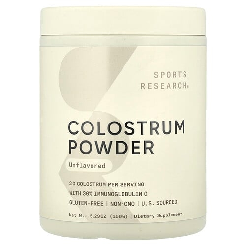 Sports Research Colostrum Powder Unflavored 5 29 Oz 150 G product image