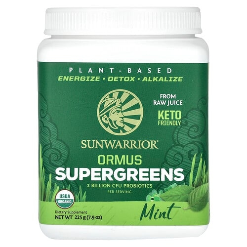 Sunwarrior Ormus Supergreens Mint 7 9 Oz 225 G product image