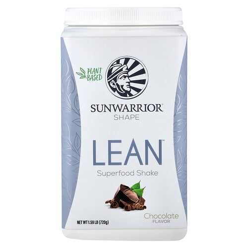 Sunwarrior Shape Lean Superfood Shake Chocolate 1 59 Lb 720 G product image
