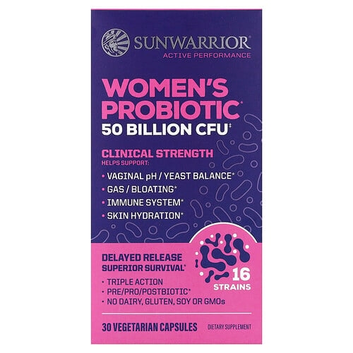 Sunwarrior Women S Probiotic 30 Vegetarian Capsules product image