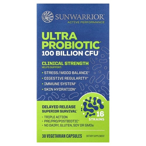 Sunwarrior Ultra Probiotic 30 Vegetarian Capsules product image