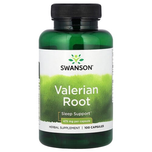 Swanson Vitamins Valerian Root 475 Mg 100 Capsules product image
