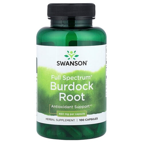 Swanson Vitamins Full Spectrum Burdock Root 100 Capsules 460 Mg Per Capsule product image