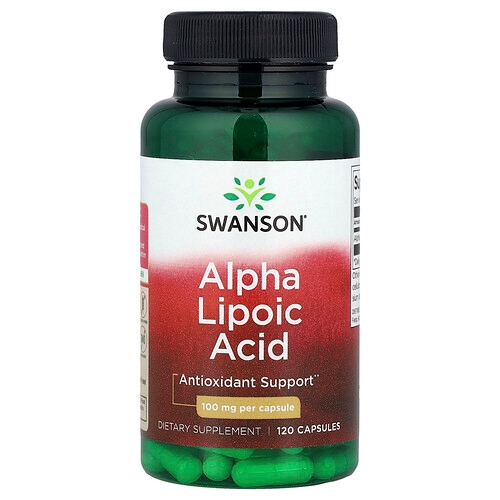 Swanson Vitamins Alpha Lipoic Acid 100 Mg 120 Capsules product image