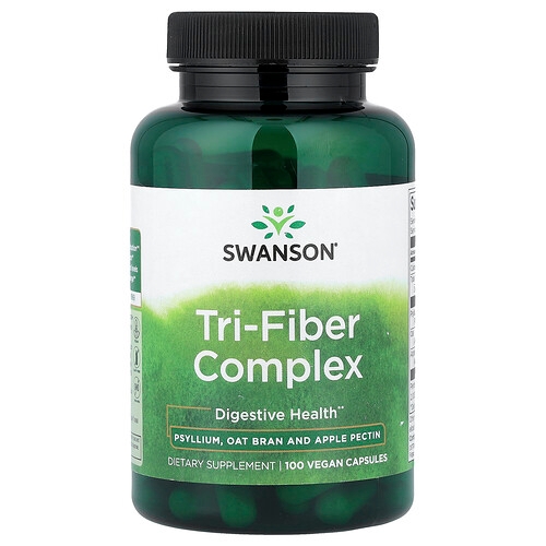 Swanson Vitamins Tri Fiber Complex 100 Vegan Capsules product image