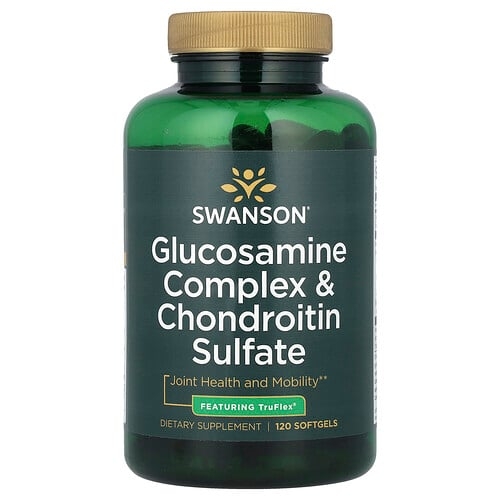 Swanson Vitamins Glucosamine Complex Chondroitin Sulfate 120 Softgels product image