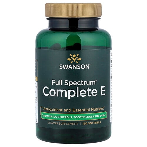 Swanson Vitamins Full Spectrum Complete E 120 Softgels product image