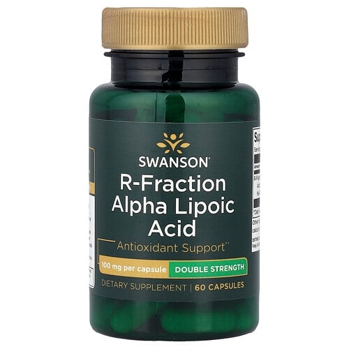 Swanson Vitamins R Fraction Alpha Lipoic Acid 100 Mg 60 Capsules product image