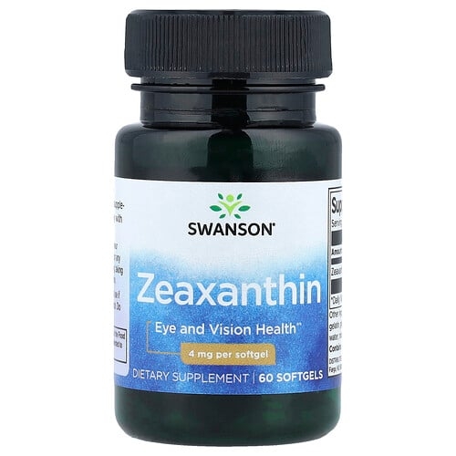 Swanson Vitamins Zeaxanthin 4 Mg 60 Softgels product image
