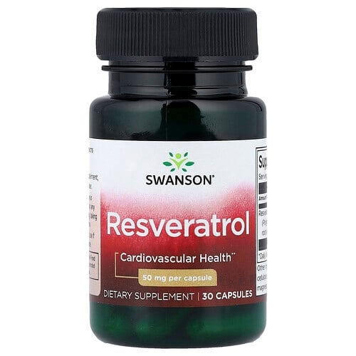 Swanson Vitamins Resveratrol 50 Mg 30 Capsules product image