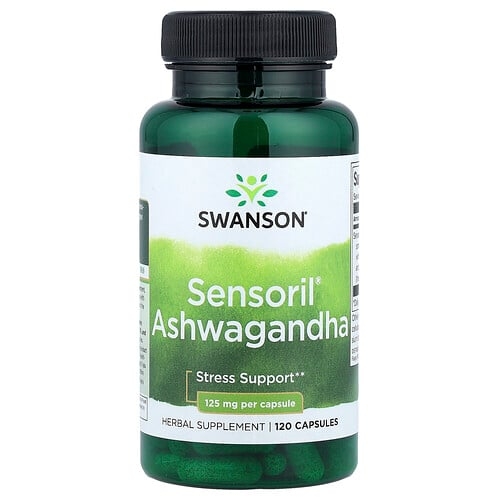 Swanson Vitamins Sensoril Ashwagandha 125 Mg 120 Capsules product image