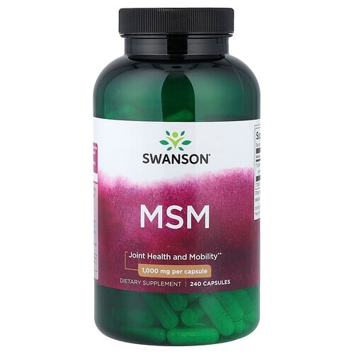 Swanson Vitamins Msm 1 000 Mg 240 Capsules product image
