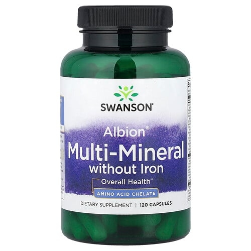 Swanson Vitamins Albion Multi Mineral Without Iron 120 Capsules product image