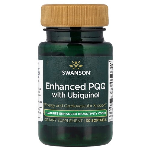 Swanson Vitamins Enhanced Pqq With Ubiquinol 30 Softgels product image