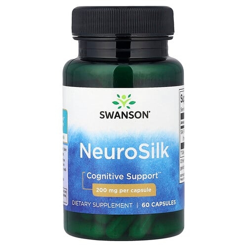 Swanson Vitamins Neurosilk 200 Mg 60 Capsules product image