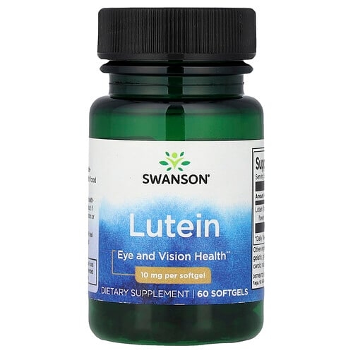 Swanson Vitamins Lutein 10 Mg 60 Softgels product image