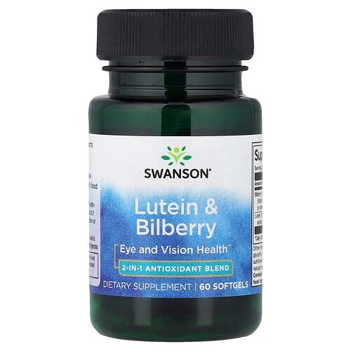 Swanson Vitamins Lutein Bilberry 60 Softgels product image