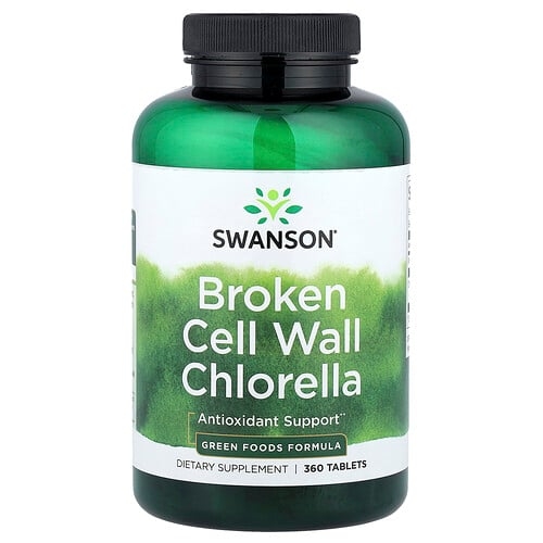 Swanson Vitamins Broken Cell Wall Chlorella 360 Tablets product image