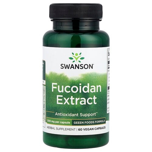 Swanson Vitamins Fucoidan Extract 500 Mg 60 Vegan Capsules product image