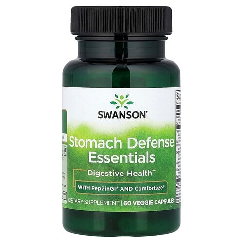 Swanson Vitamins Stomach Defense Essentials 60 Veggie Capsules product image