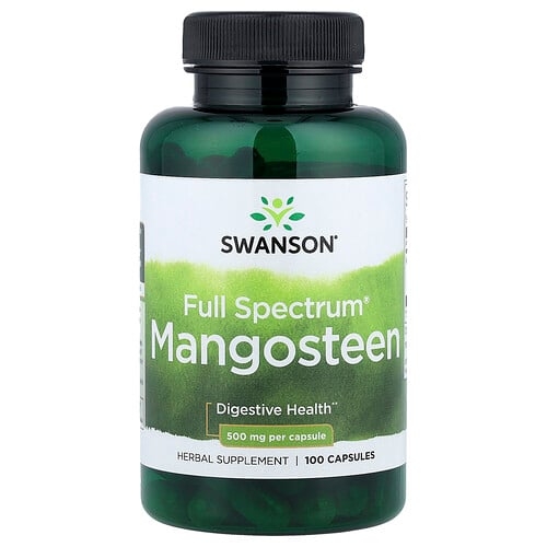 Swanson Vitamins Full Spectrum Mangosteen 500 Mg 100 Capsules product image