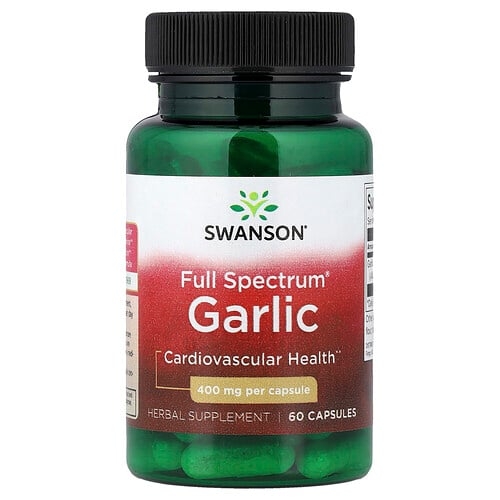 Swanson Vitamins Full Spectrum Garlic 400 Mg 60 Capsules product image