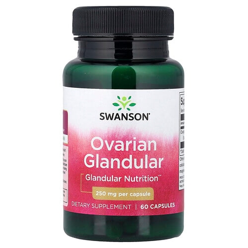 Swanson Vitamins Ovarian Glandular 250 Mg 60 Capsules product image