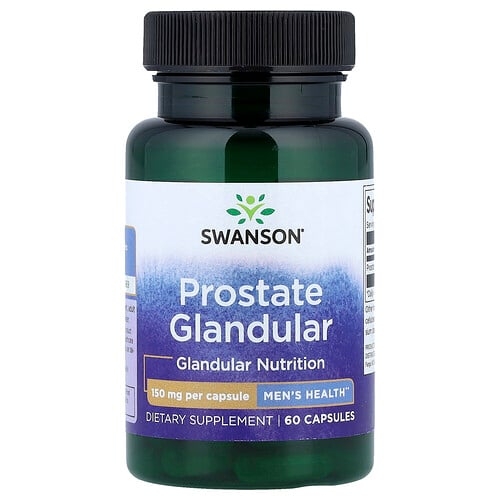 Swanson Vitamins Prostate Glandular 150 Mg 60 Capsules product image