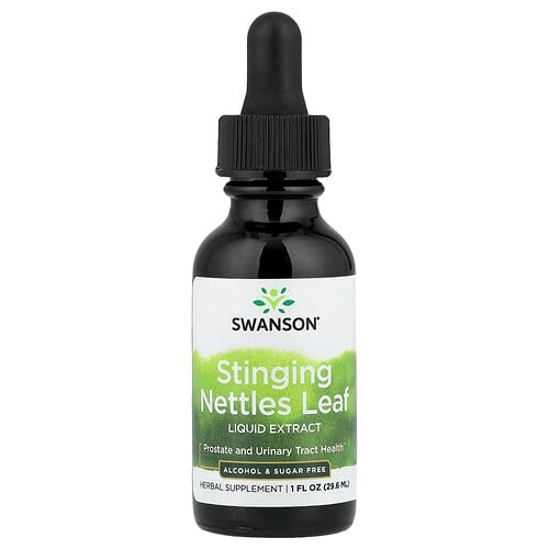 Swanson Vitamins Stinging Nettles Leaf Liquid Extract Alcohol Sugar Free 1 Fl Oz 29 6 Ml product image