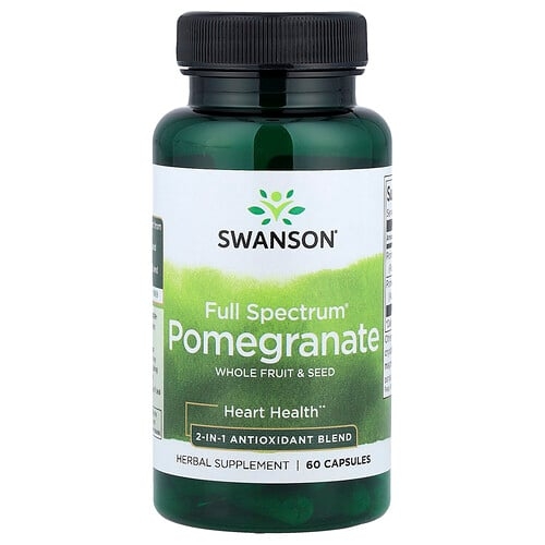 Swanson Vitamins Full Spectrum Pomegranate Whole Fruit Seed 60 Capsules product image