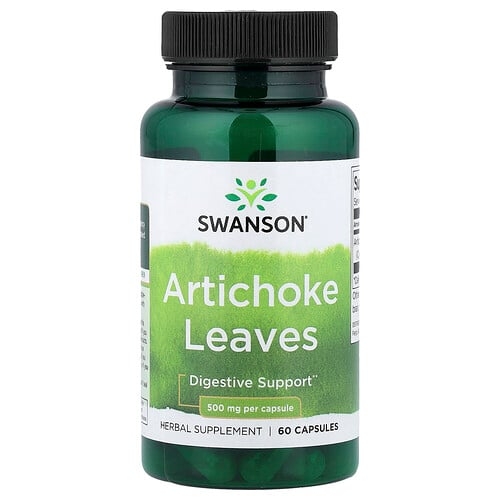 Swanson Vitamins Artichoke Leaves 500 Mg 60 Capsules product image